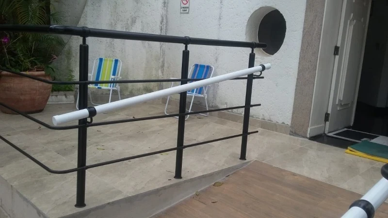 guarda corpo de alumínio para escada