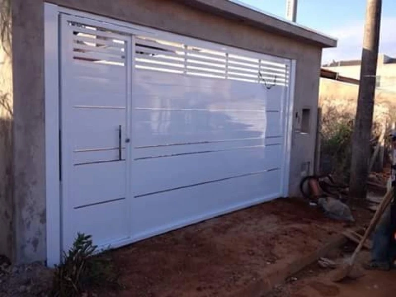 portão de alumínio para garagem