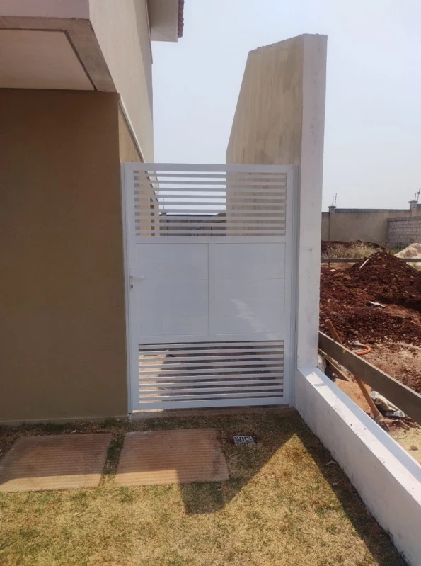 portões de alumínio interior de são paulo